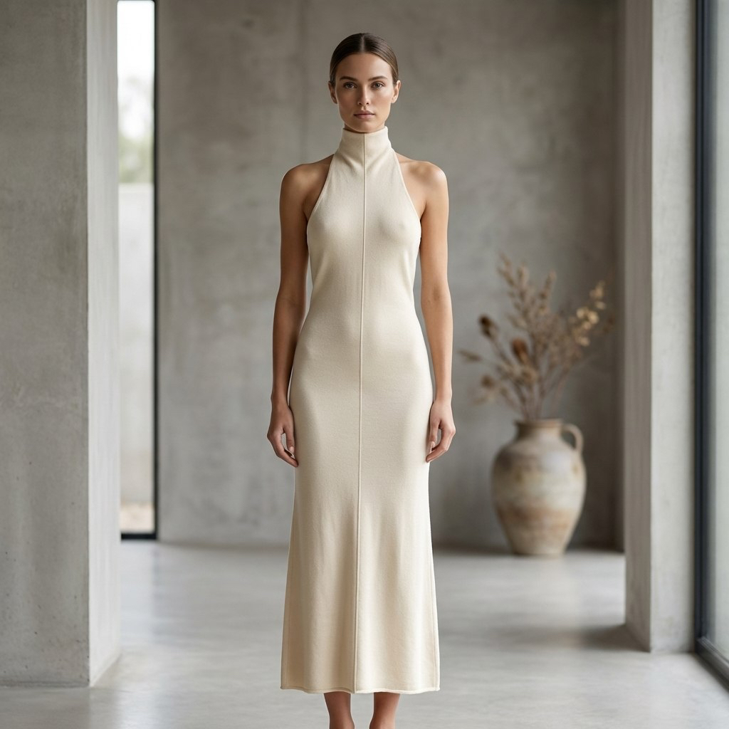 The Knit Halter Dress